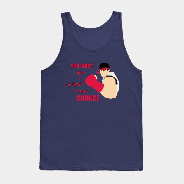 Ryu "You must defeat my..." Tank Top by GusDesigns